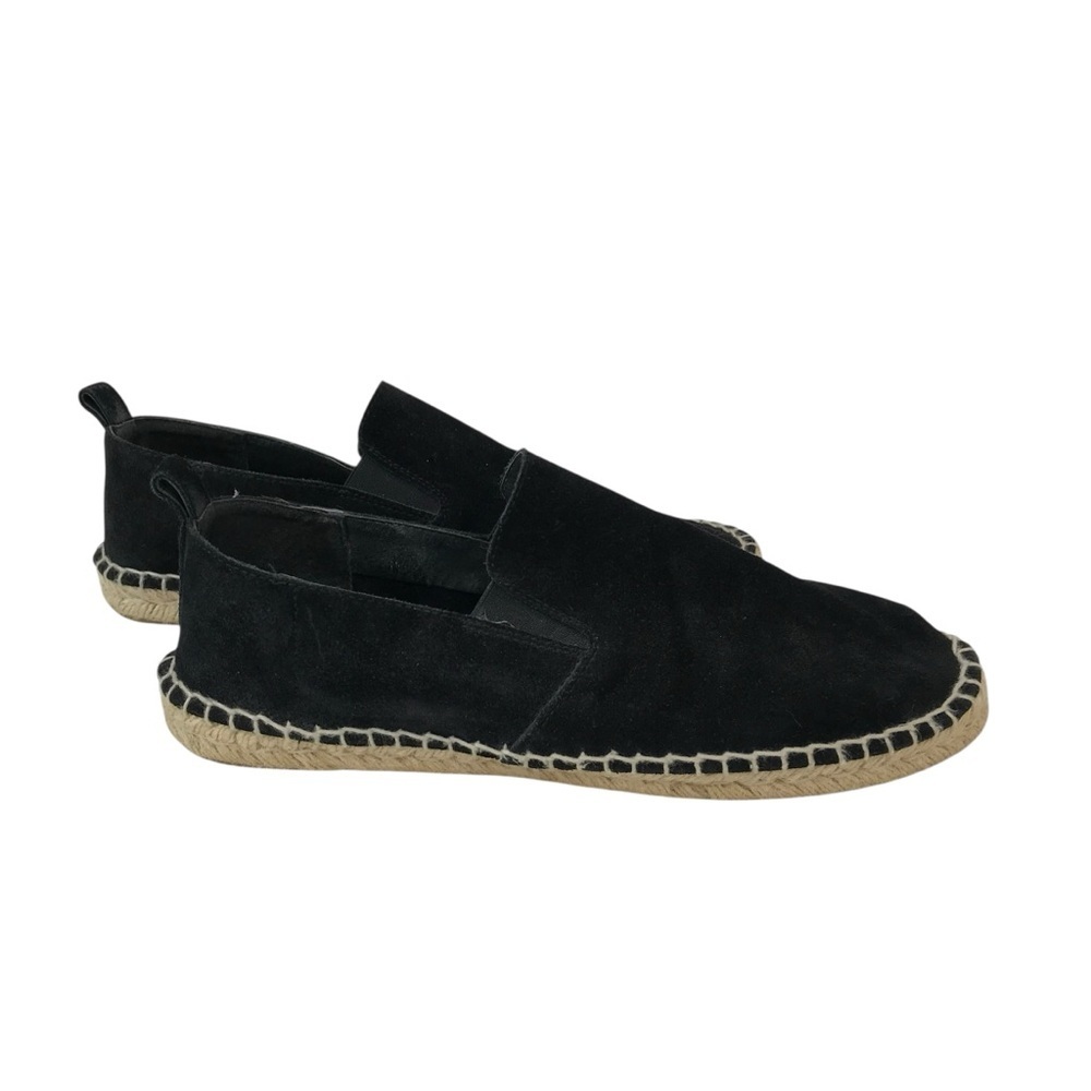 Vince Size 10 Women’s Robin Black Suede Espadrilles Slip On Shoes